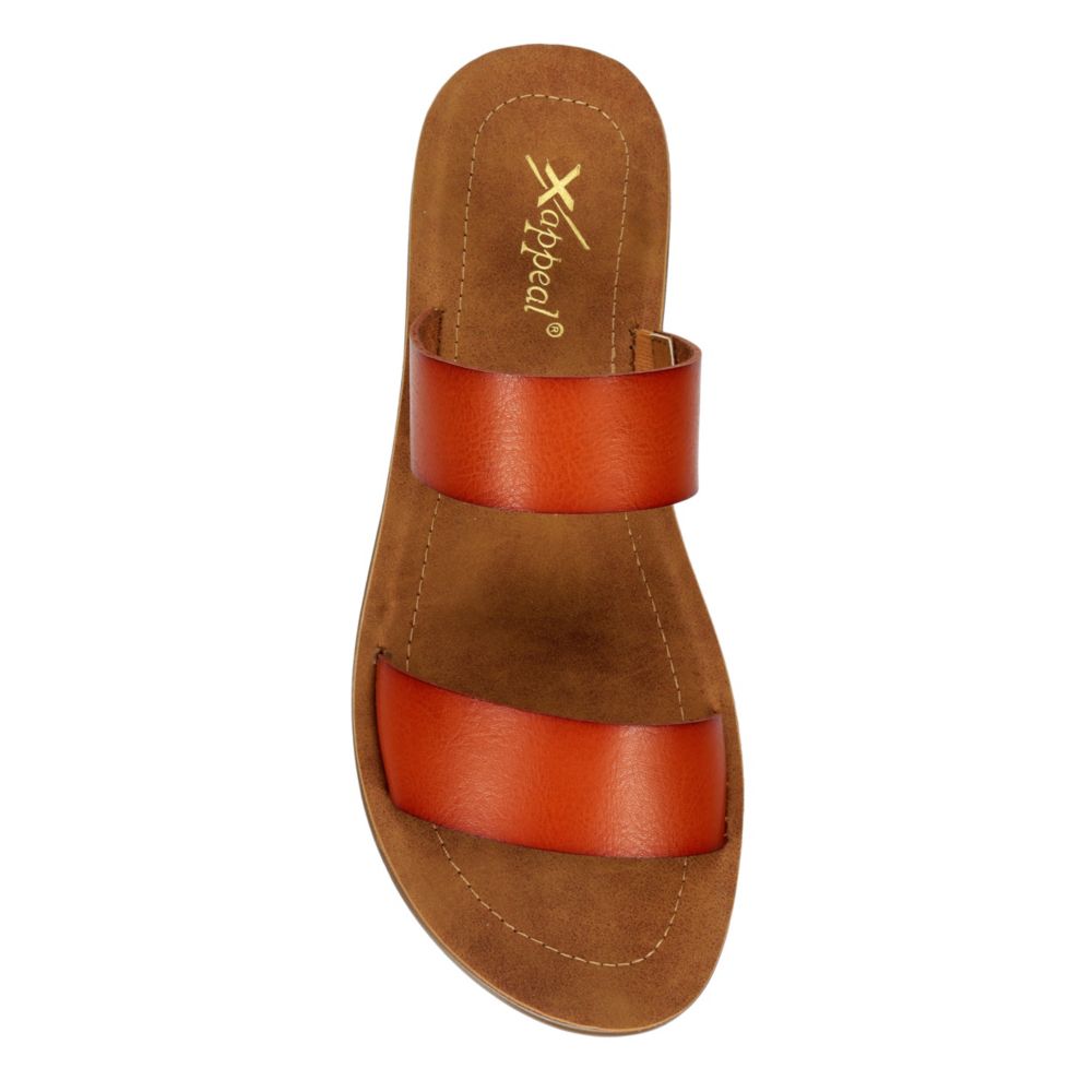 XAPPEAL Womens Kyley Slide Sandal - COGNAC