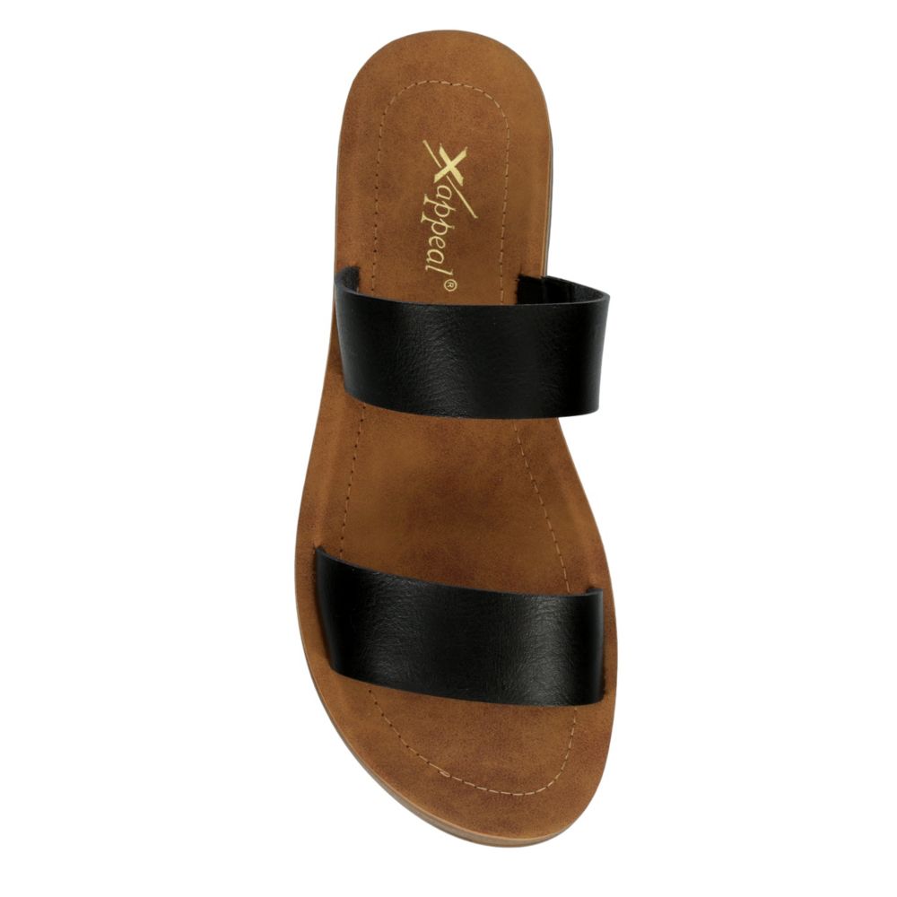 XAPPEAL Womens Kyley Slide Sandal - BLACK