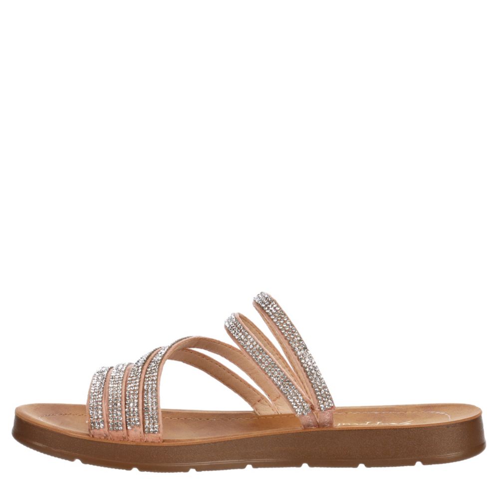 XAPPEAL Womens Scarlett Slide Sandal - BLUSH