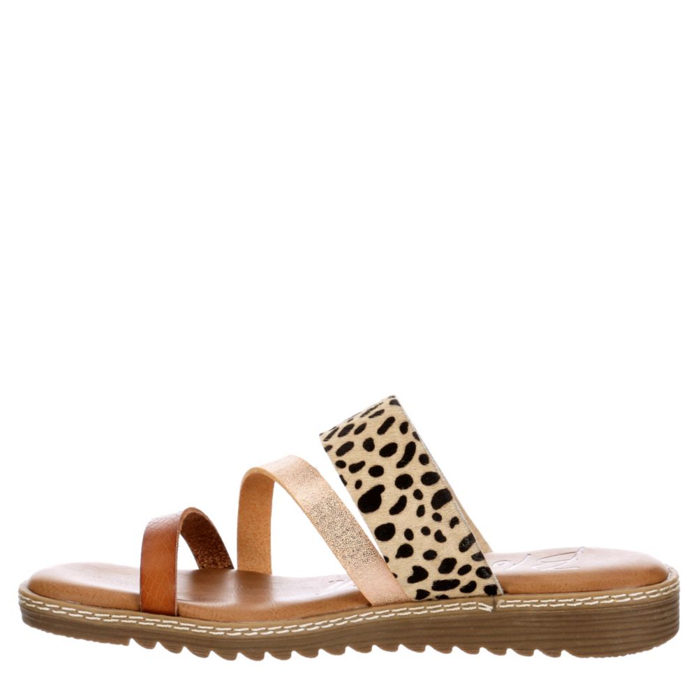 BLOWFISH Womens Otsi Slide Sandal - LEOPARD