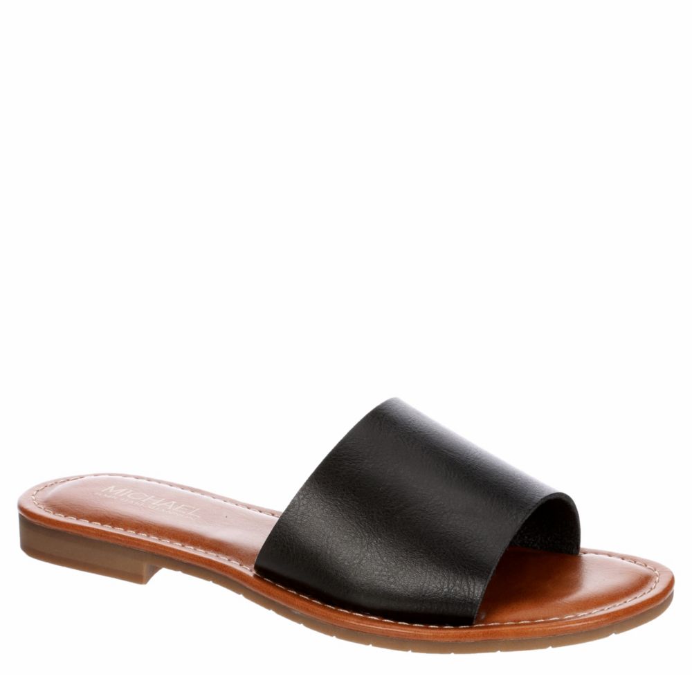 flat slide sandals