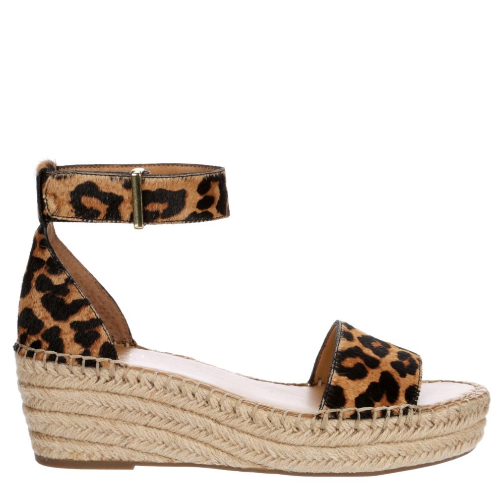 franco sarto animal print sandals