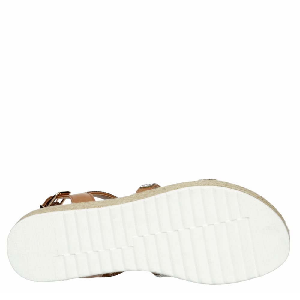 LIMELIGHT Womens Lana Espadrille Platform Sandal - TAN