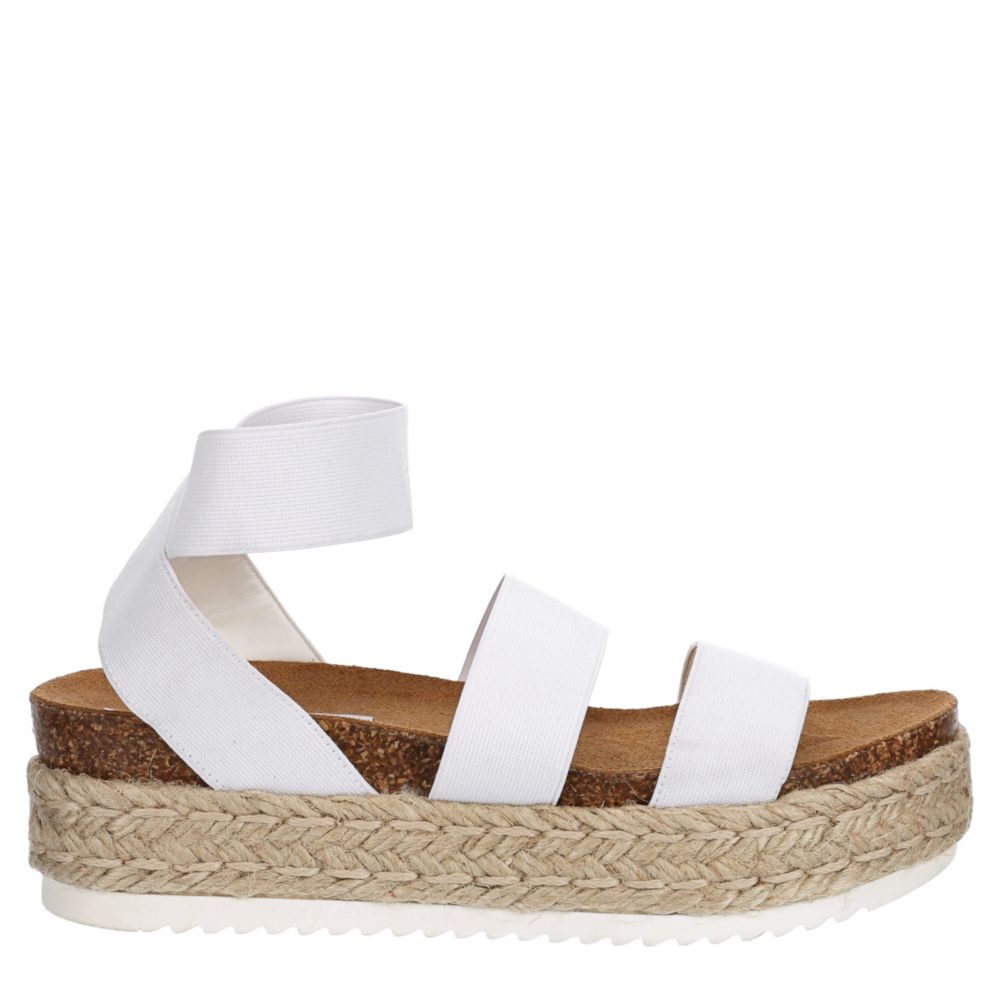 steve madden kimmie white flatform espadrille sandals