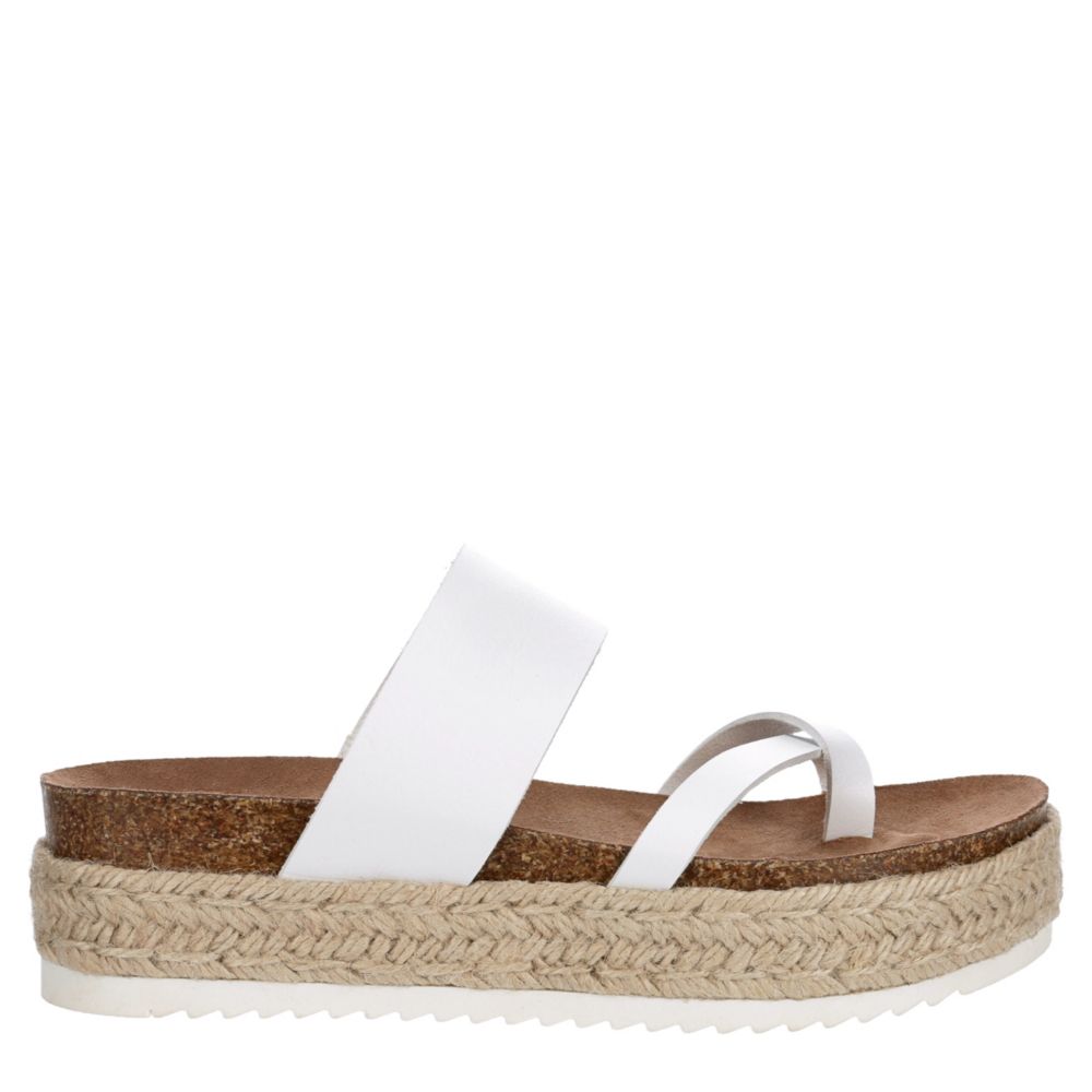 Womens Case Espadrille Footbed Slide Sandal