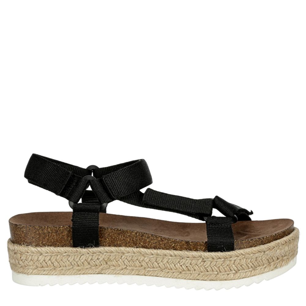 Womens Cambridge Espadrille Platform Wedge Sandal