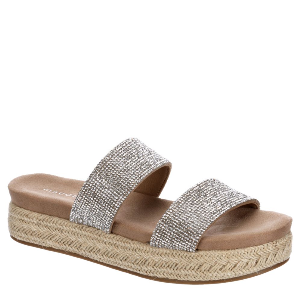 madden girl silver sandals