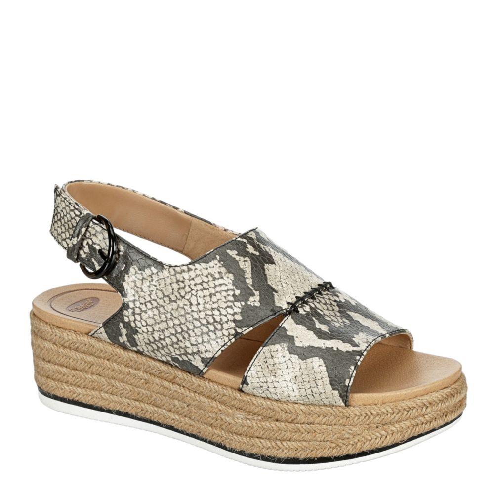 DR. SCHOLL'S Womens Catch 22 Espadrille Sandal - BLACK