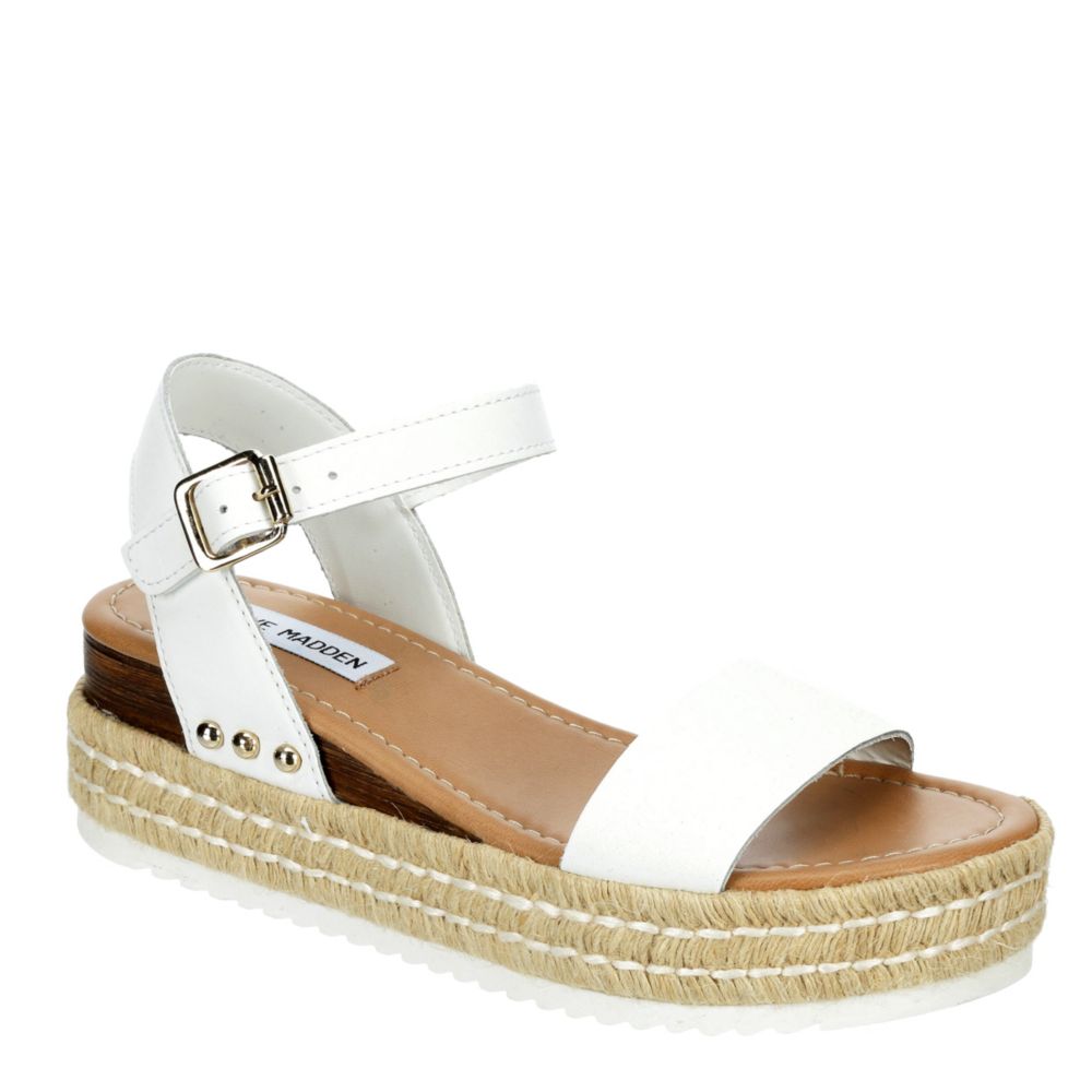 white steve madden espadrilles