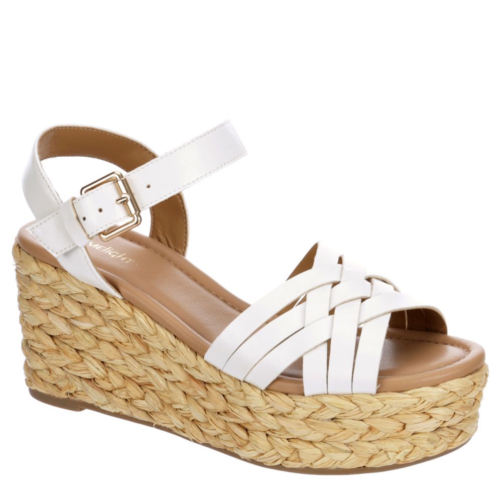 LIMELIGHT Womens Tropez Wedge Sandal - WHITE