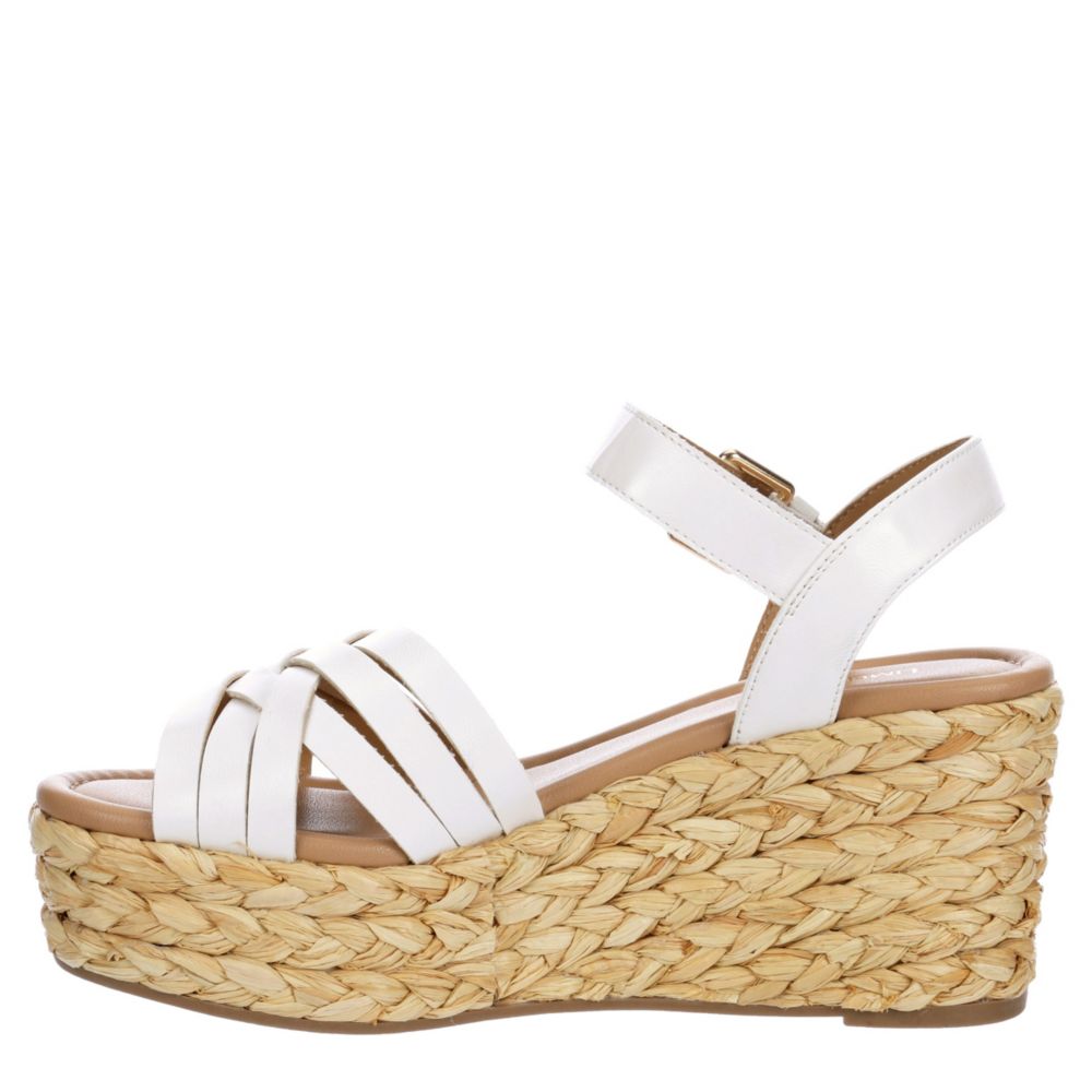 LIMELIGHT Womens Tropez Wedge Sandal - WHITE