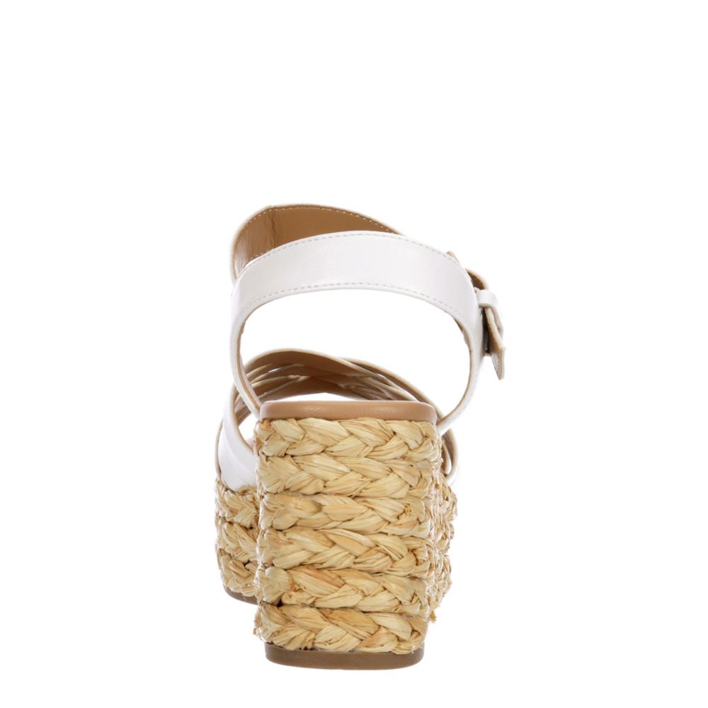 LIMELIGHT Womens Tropez Wedge Sandal - WHITE