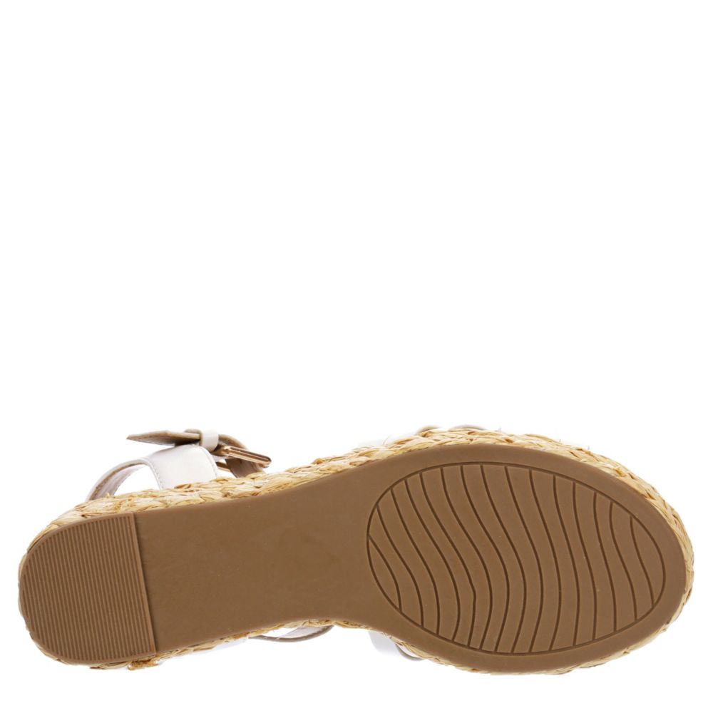 LIMELIGHT Womens Tropez Wedge Sandal - WHITE