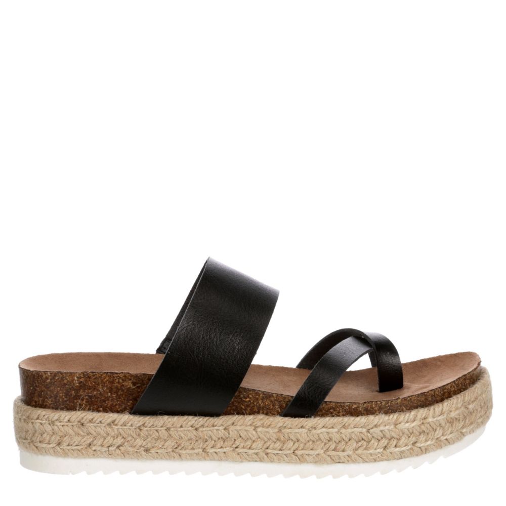 Womens Case Espadrille Footbed Slide Sandal