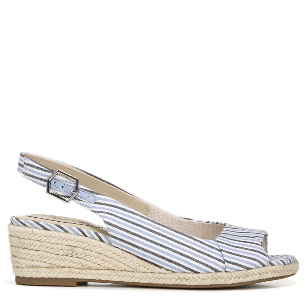lifestride socialite women's wedge sandals