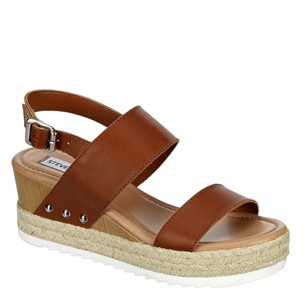 tan steve madden wedges