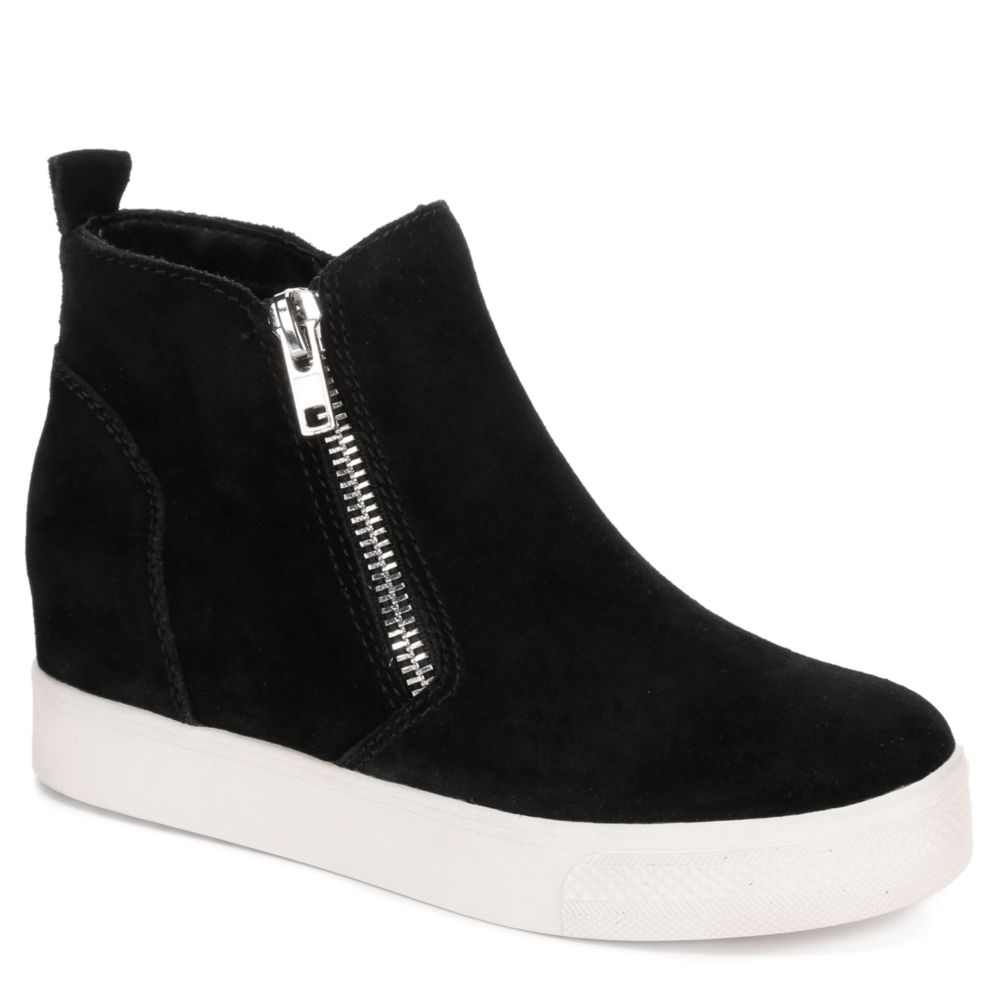 steve madden womens black sneakers