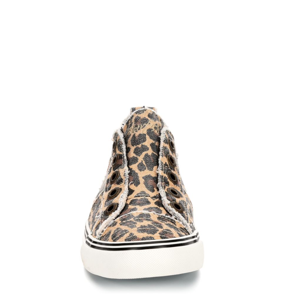 BLOWFISH Womens Play Laceless Slip On Sneaker - LEOPARD