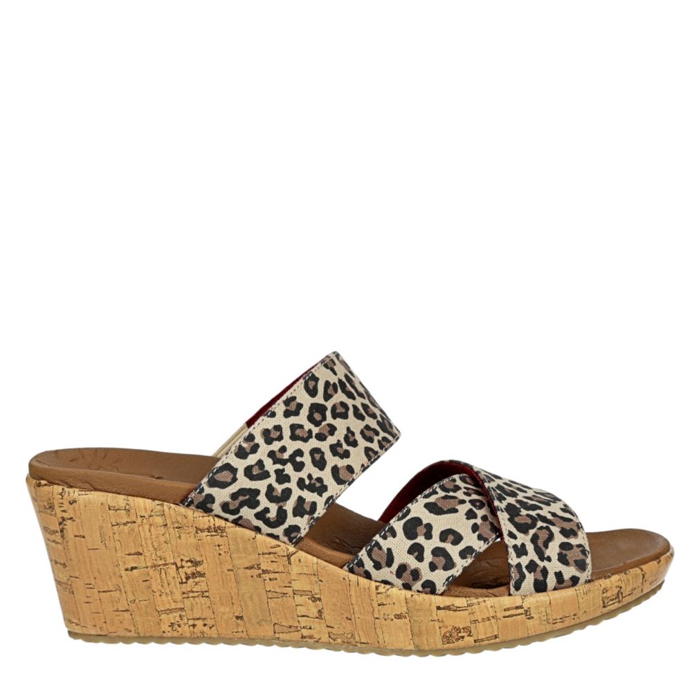 Womens Beverlee Purrfect Wedge Slide Sandal