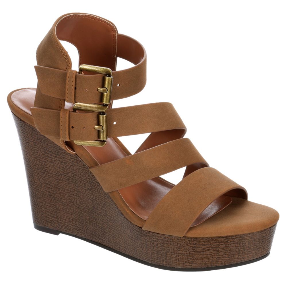 INDIGO RD. Womens Kasen Wedge Sandal - COGNAC