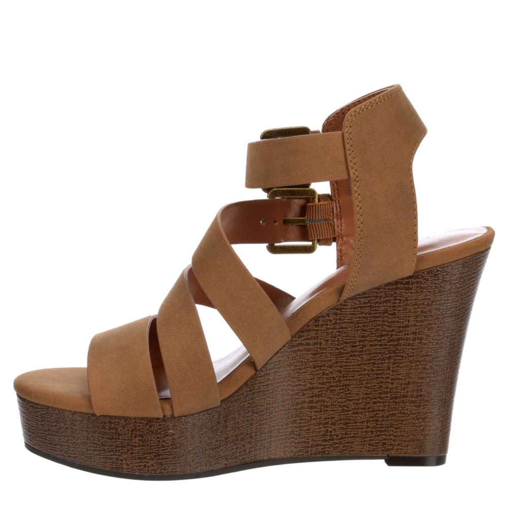 INDIGO RD. Womens Kasen Wedge Sandal - COGNAC