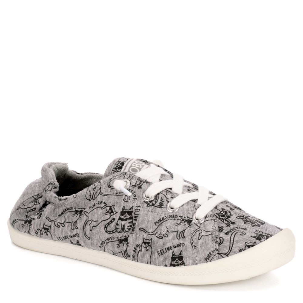 Skechers Bobs Womens Beach Bingo Kitty City Grey