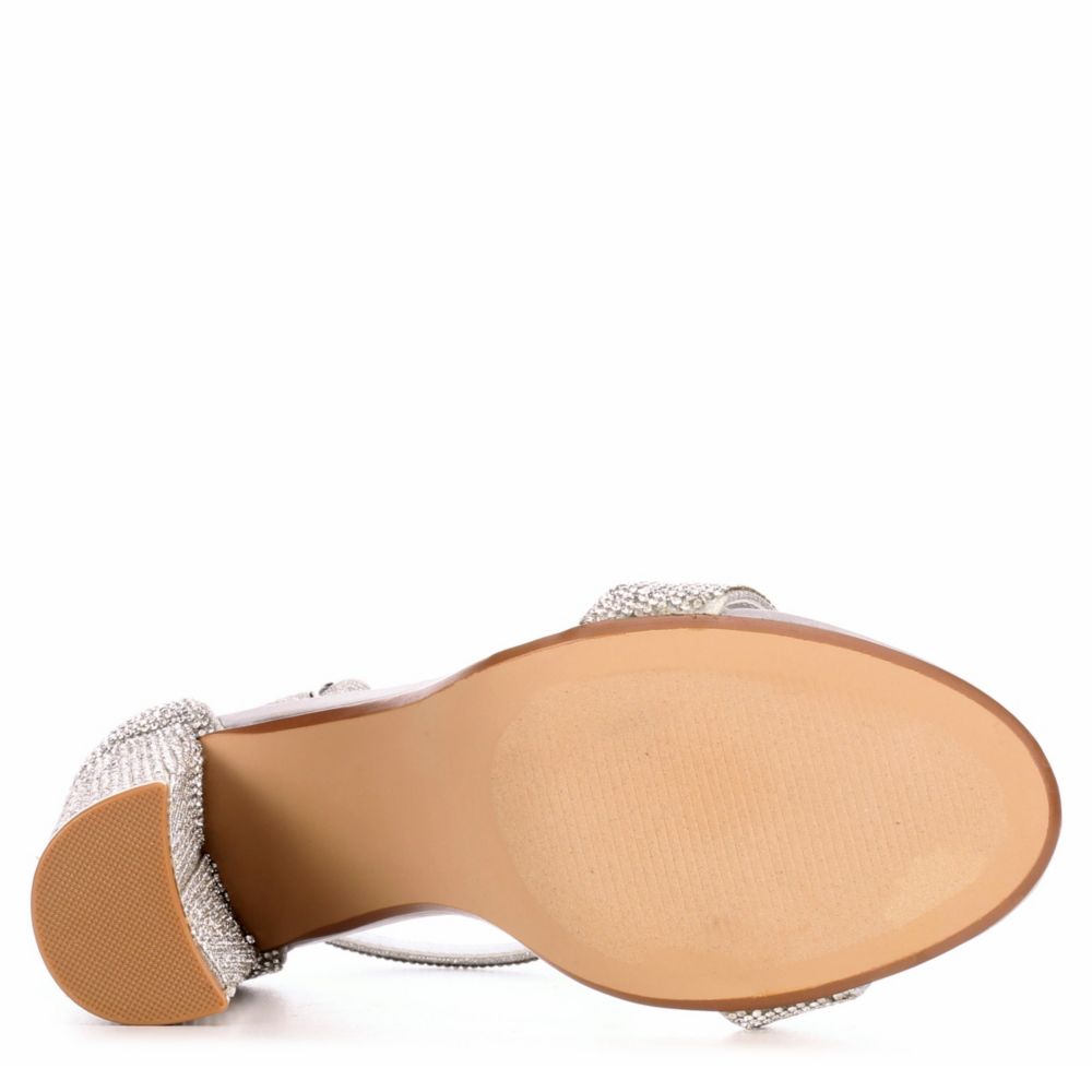 STEVE MADDEN Womens Carrson-r Sandal - SILVER