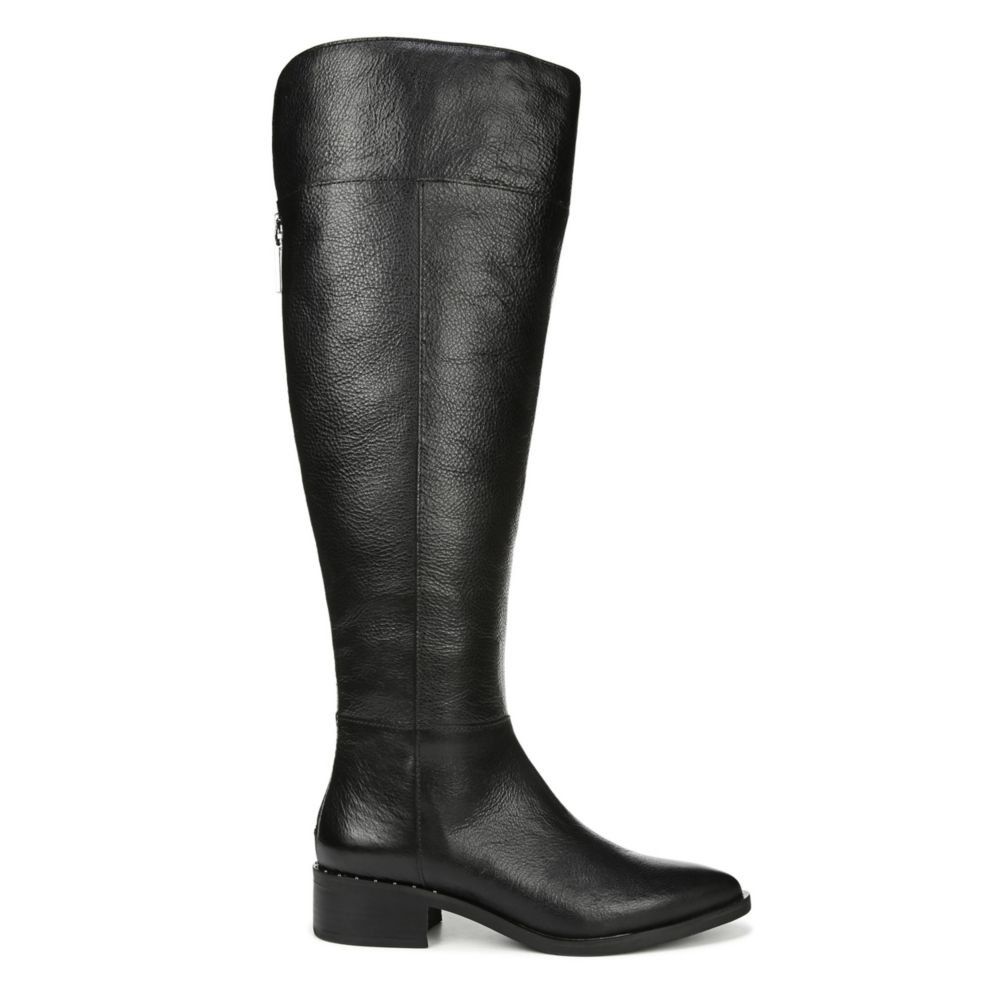 Black Franco Sarto Womens Daya Tall Wide Calf Riding Boot | Boots | Off ...