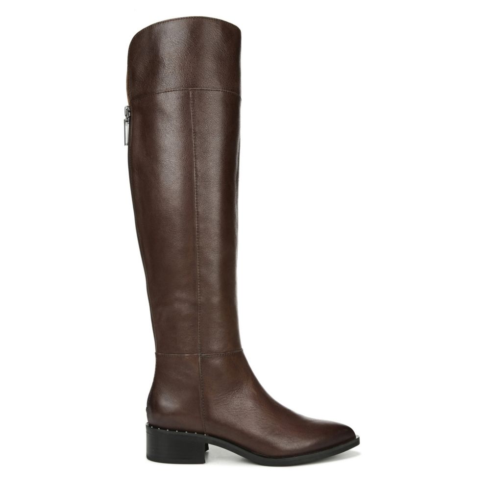 burgundy wide calf riding boots