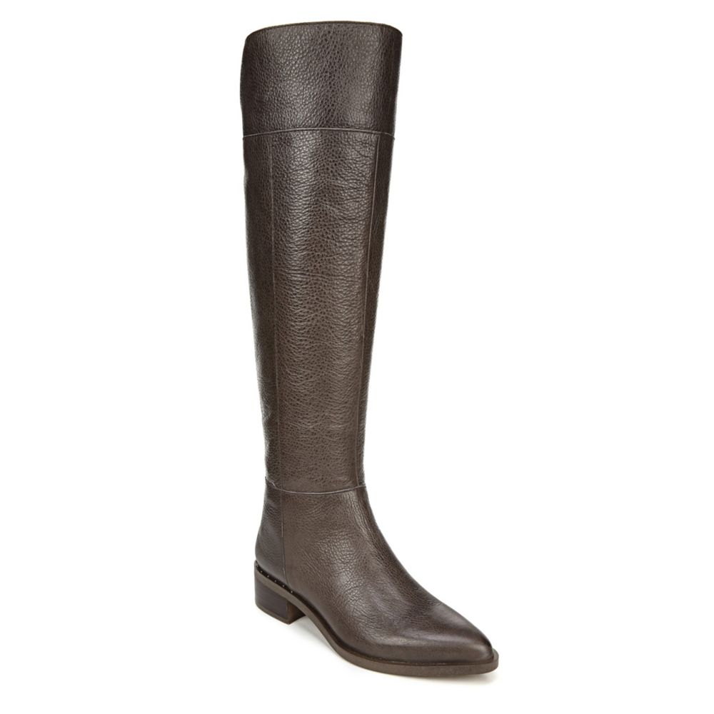 grey wide calf boots
