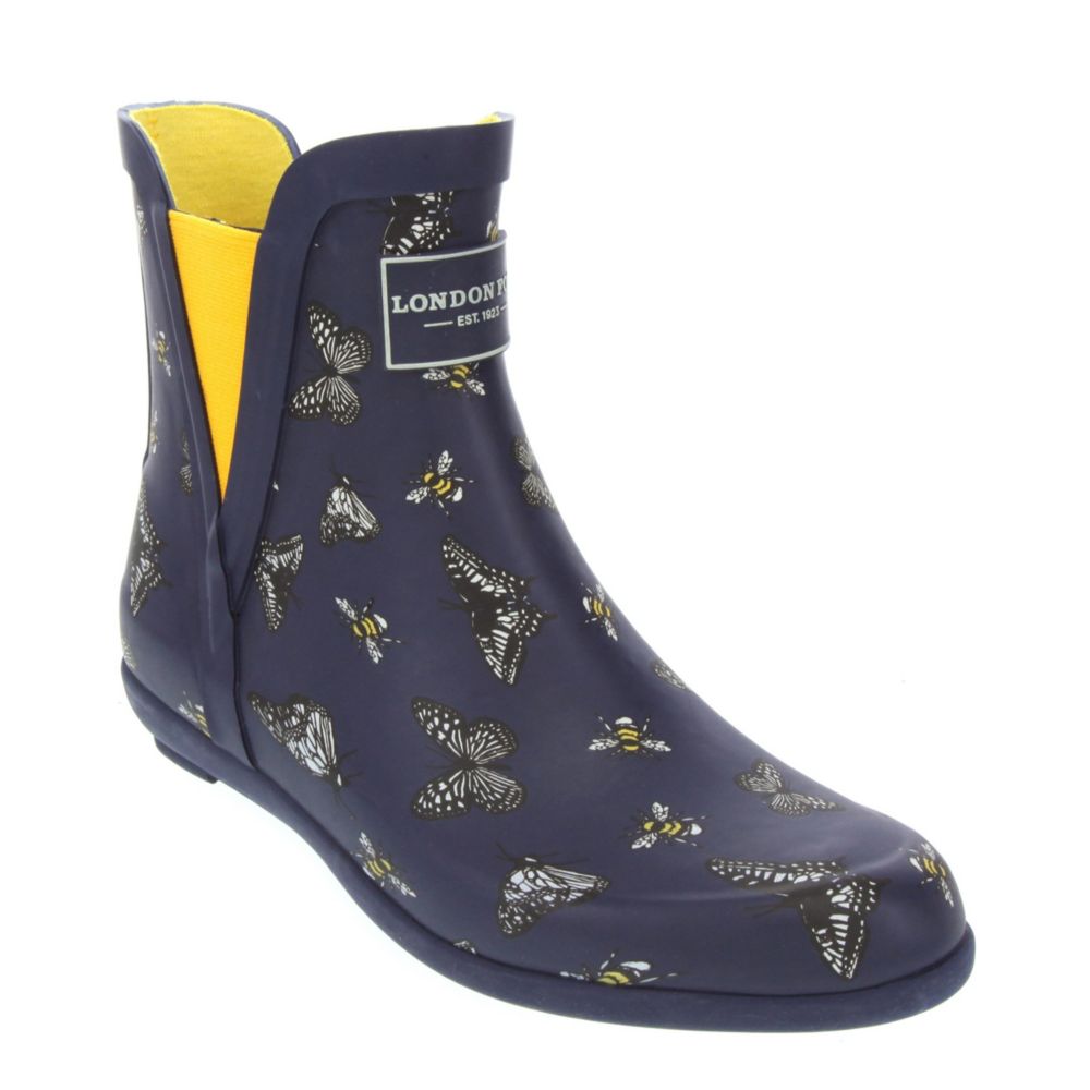 london fog yellow rain boots