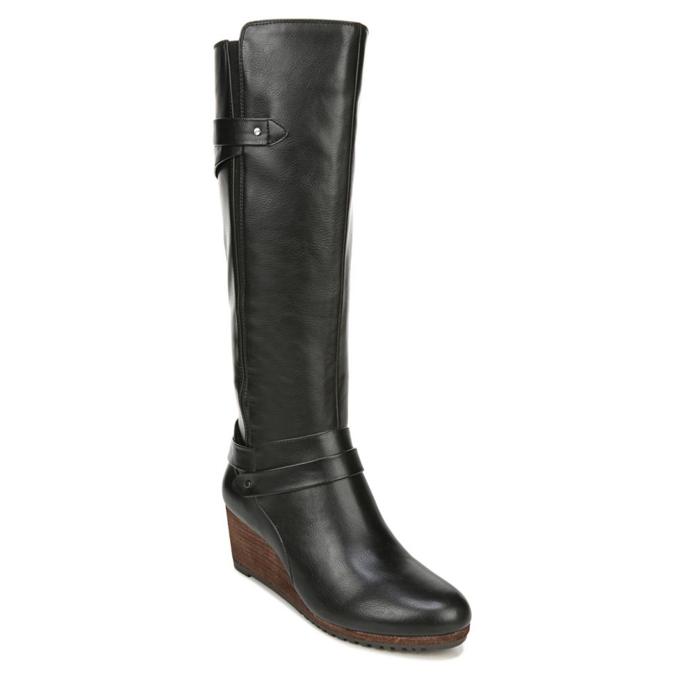 womens tall wedge boots