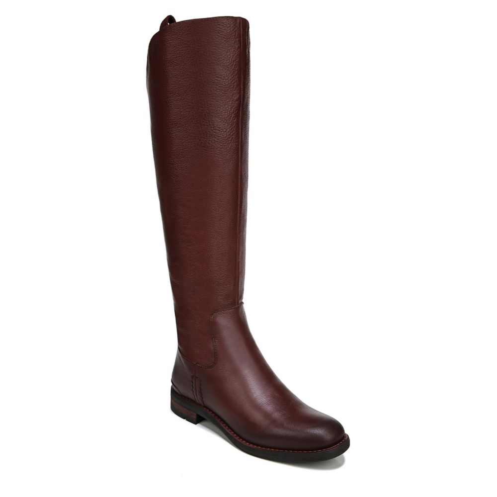 burgundy calf boots