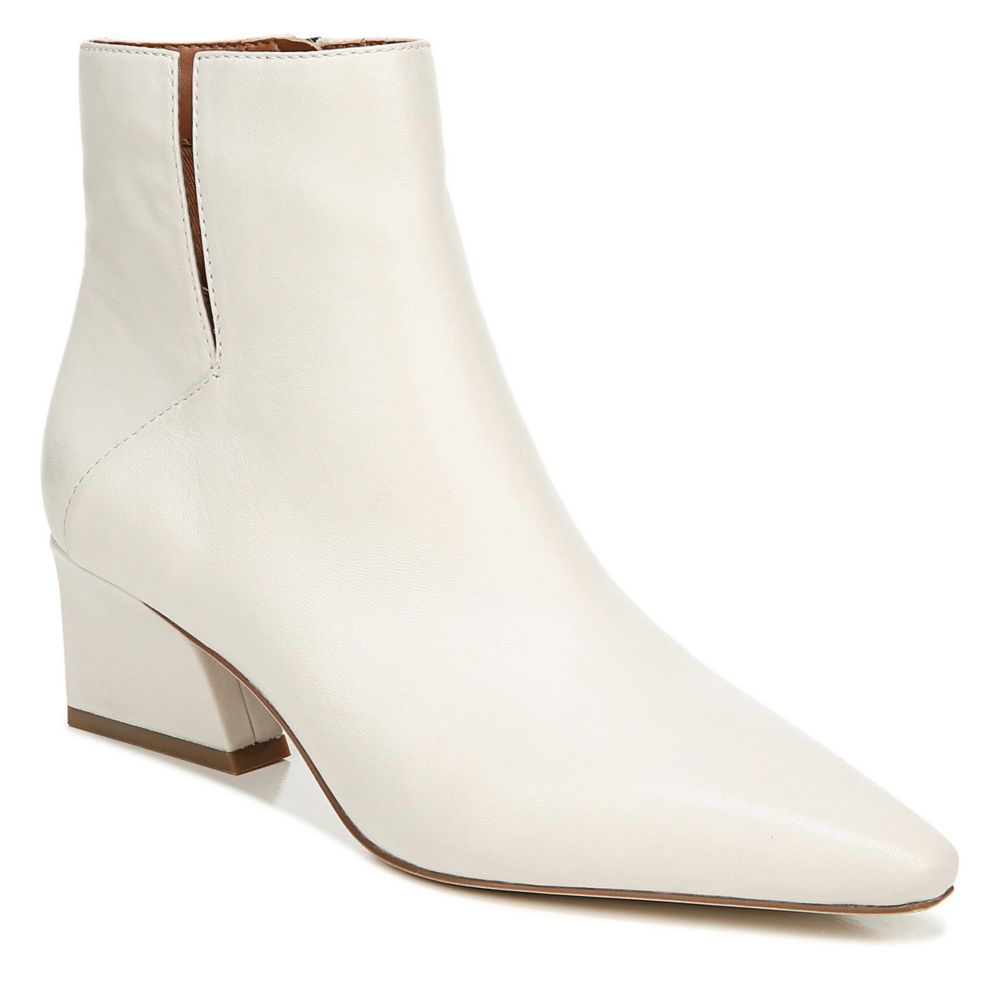 franco sarto white booties