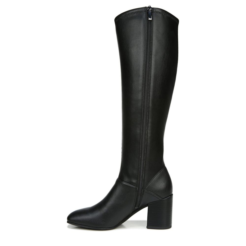 franco sarto wide calf boots black