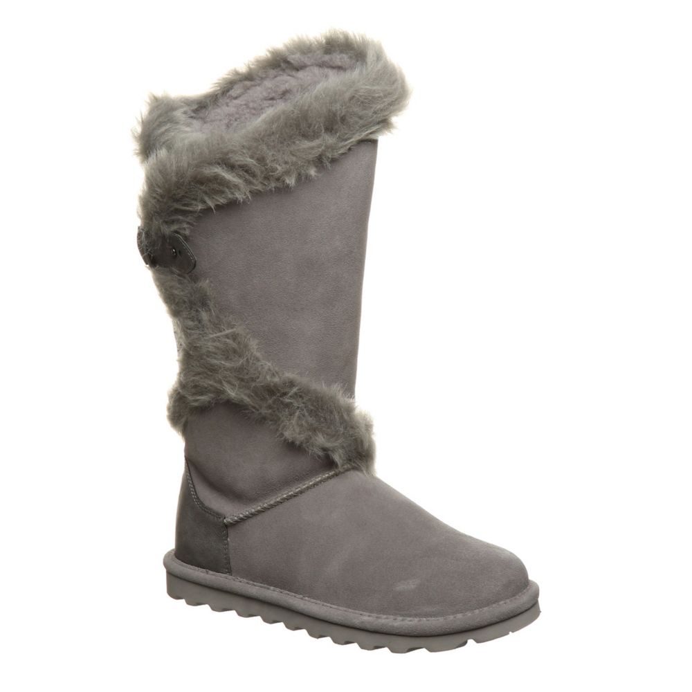 womens tall fur boots