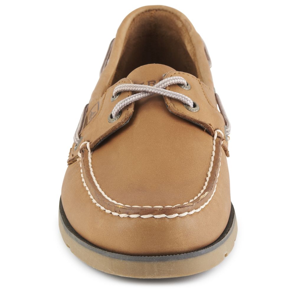 sperry leeward leather boat shoe