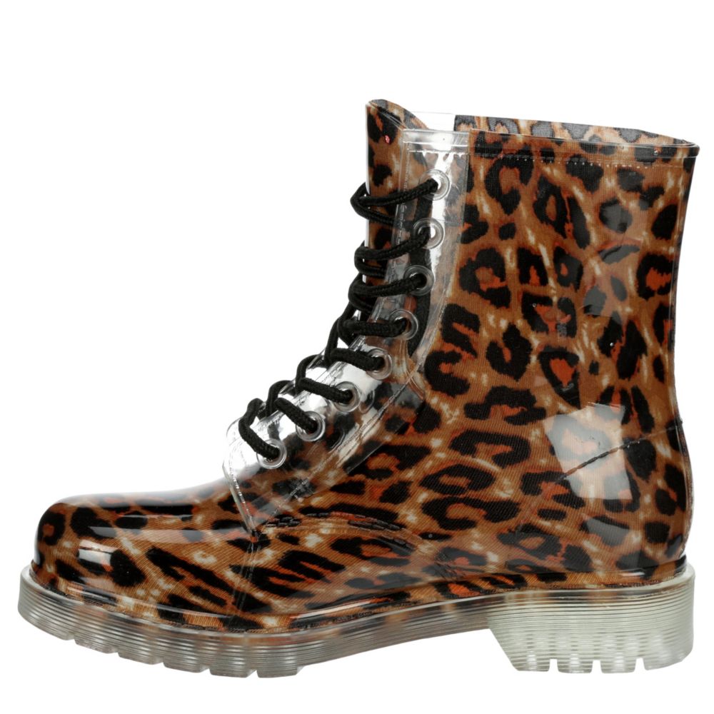 MADDEN GIRL Womens Portland Rain Boot - LEOPARD