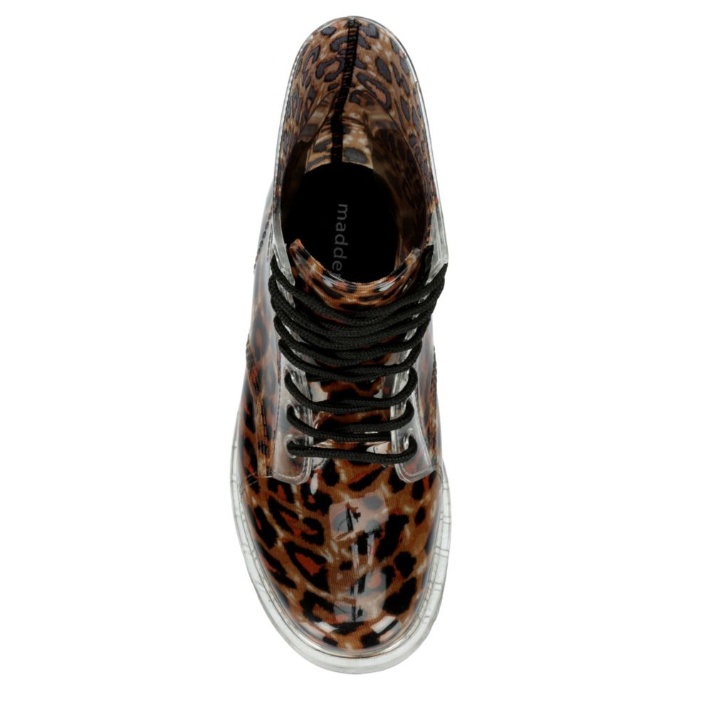 MADDEN GIRL Womens Portland Rain Boot - LEOPARD