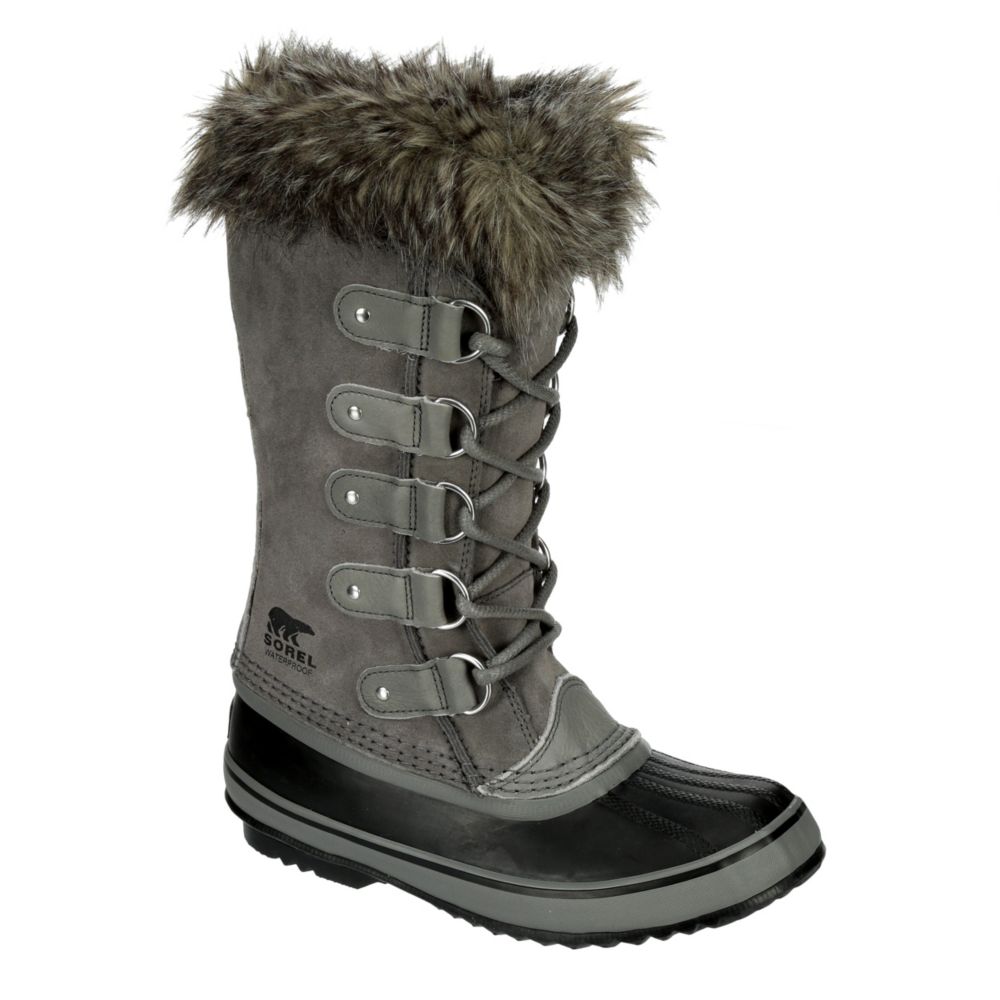 grey sorel boots