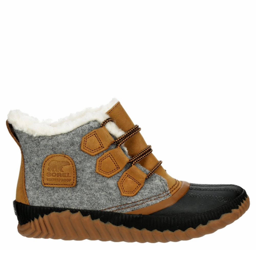 SOREL Womens Out N About Duck Boot - GREY