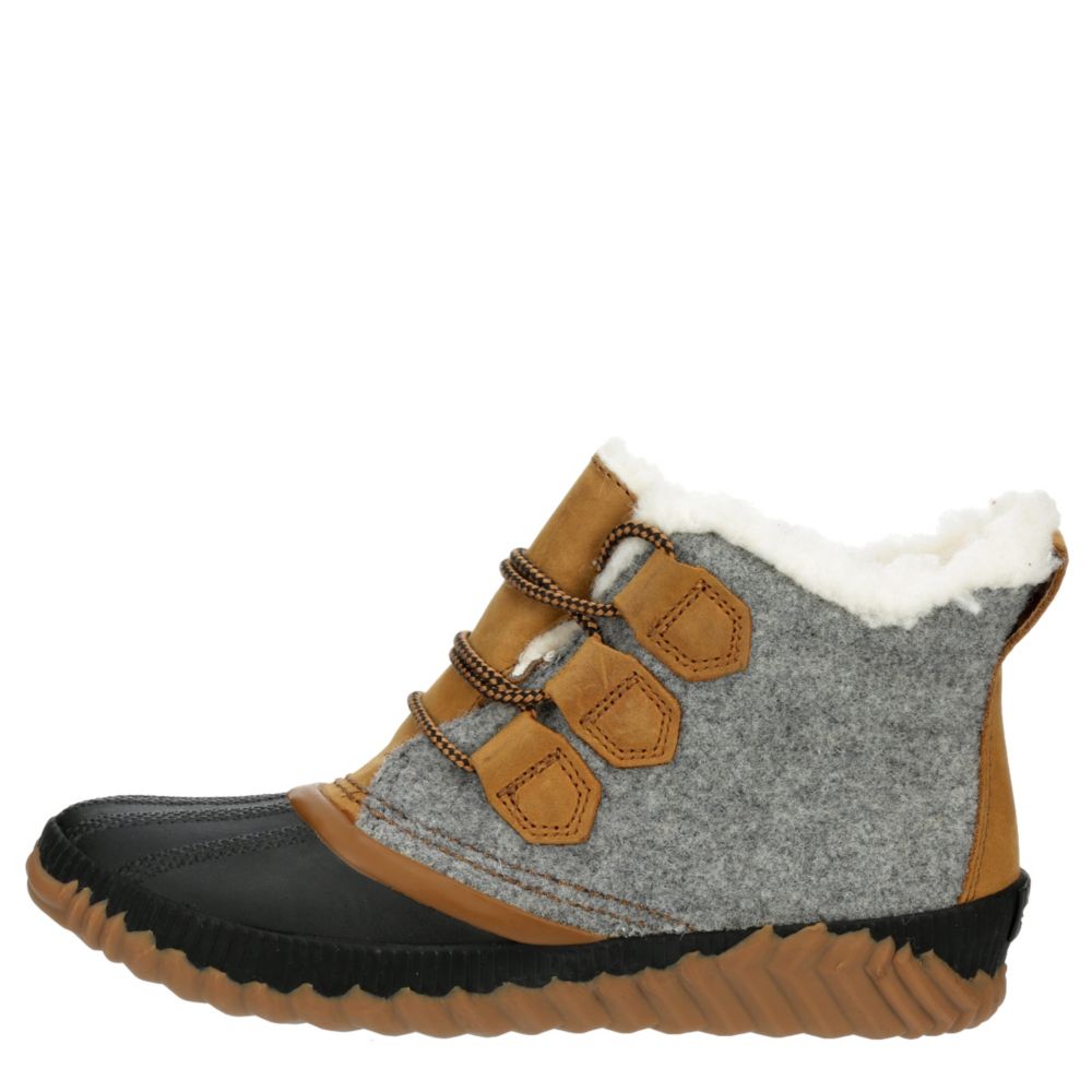 SOREL Womens Out N About Duck Boot - GREY