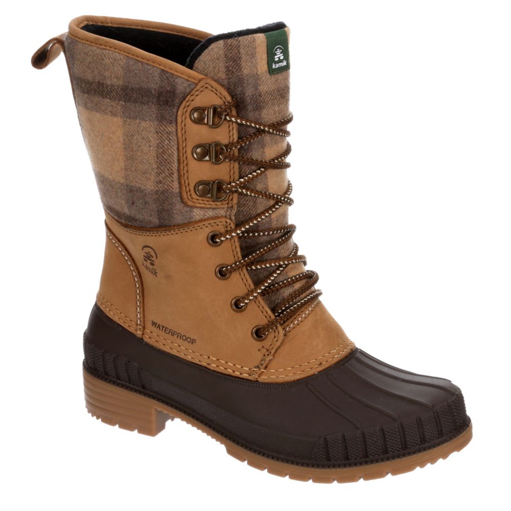 womens zip up duck boots