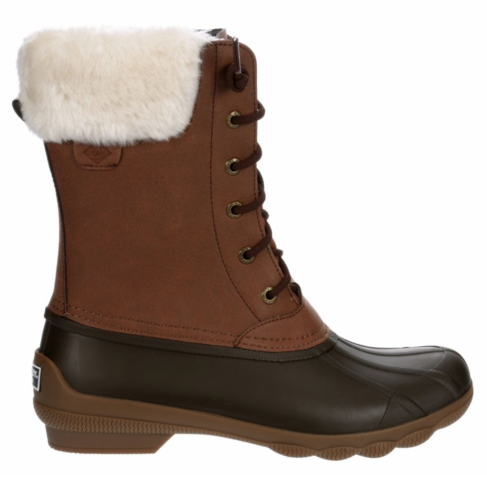 tall duck boots with fur