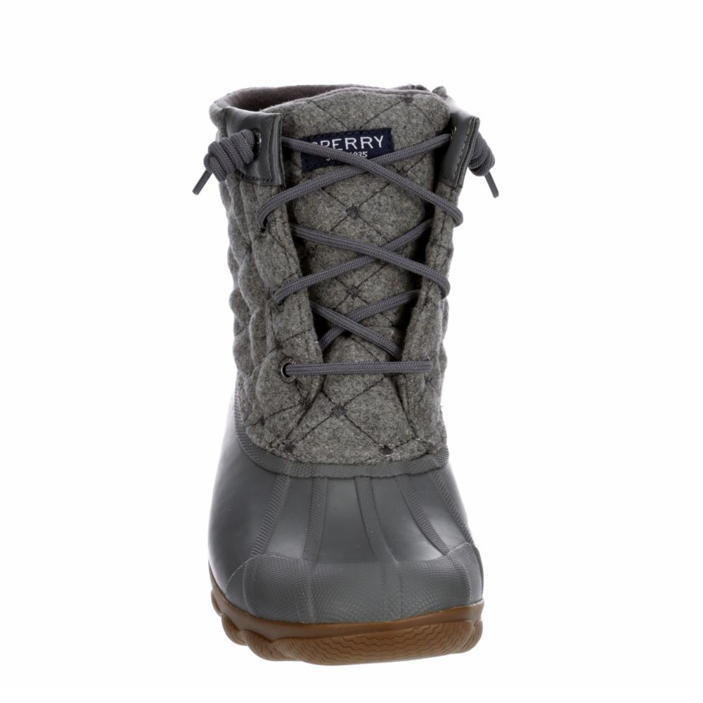 sperry duck boot grey