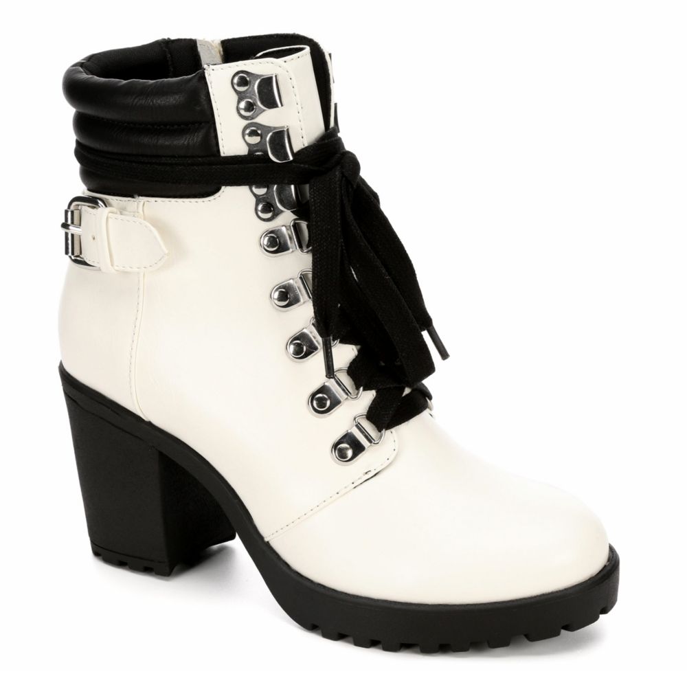 white womens boots