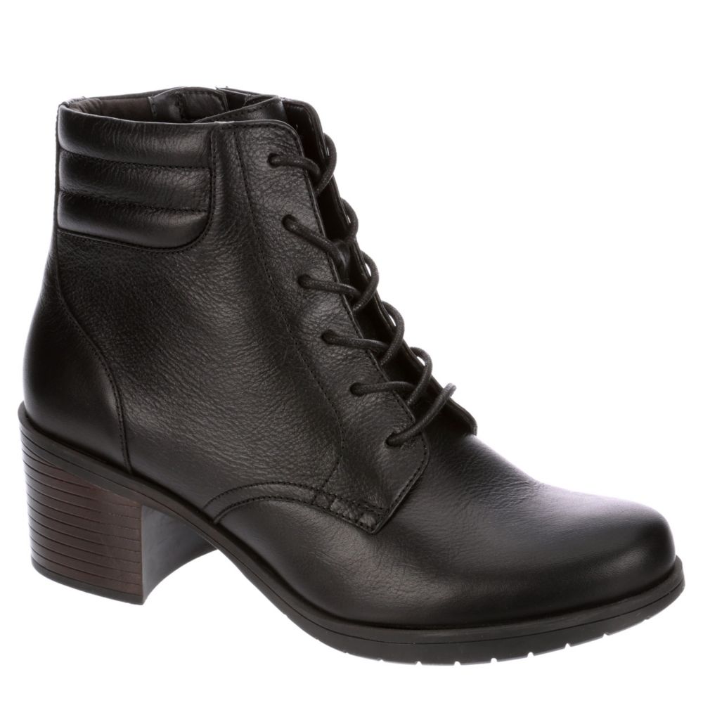 clarks lace up boots womens