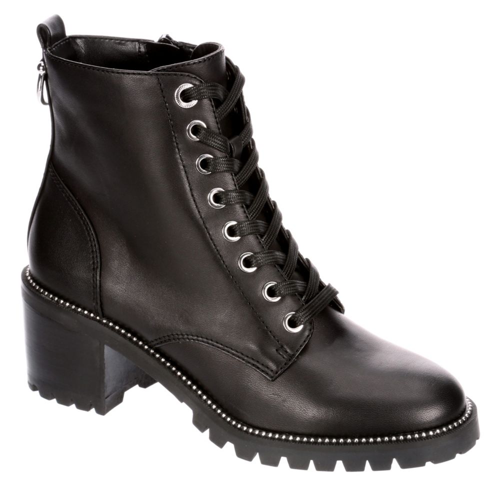 Black Aldo Womens Yanna Combat Boot 