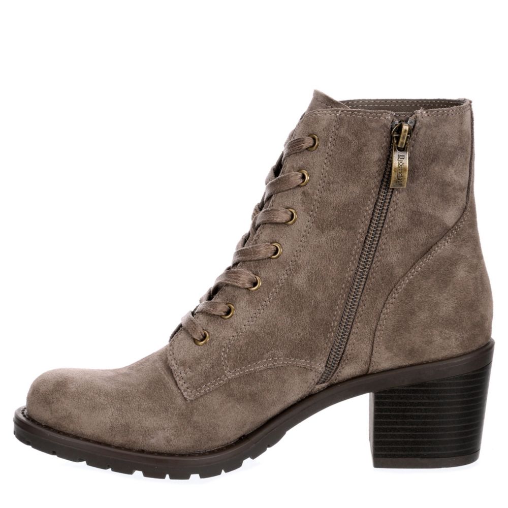 BJORNDAL Womens Sasha Combat Boot - TAUPE