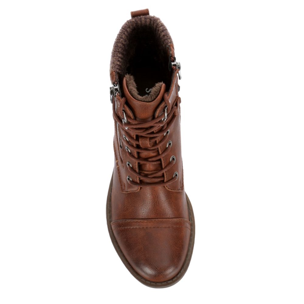 Tan Sean Alan Womens Bronx2 Combat Boot Boots Off